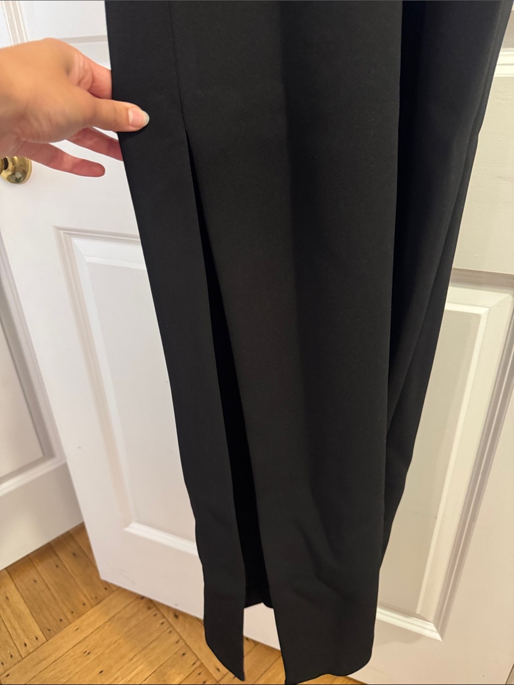 MISHA Damita Dress Black Mesh Cutouts - Picture 9 of 10